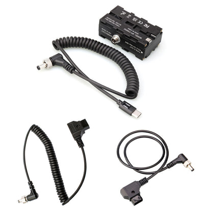 DigitalFoto Dual-Side NP-F Dummy Battery with 5525 Locking Input (NPF3-SE) Box Content