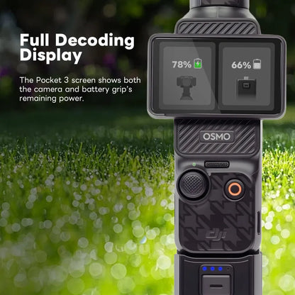 PBH-3MAX Decoding Battery Handle for DJI OSMO POCKET 3 (SPECIAL ORDER)