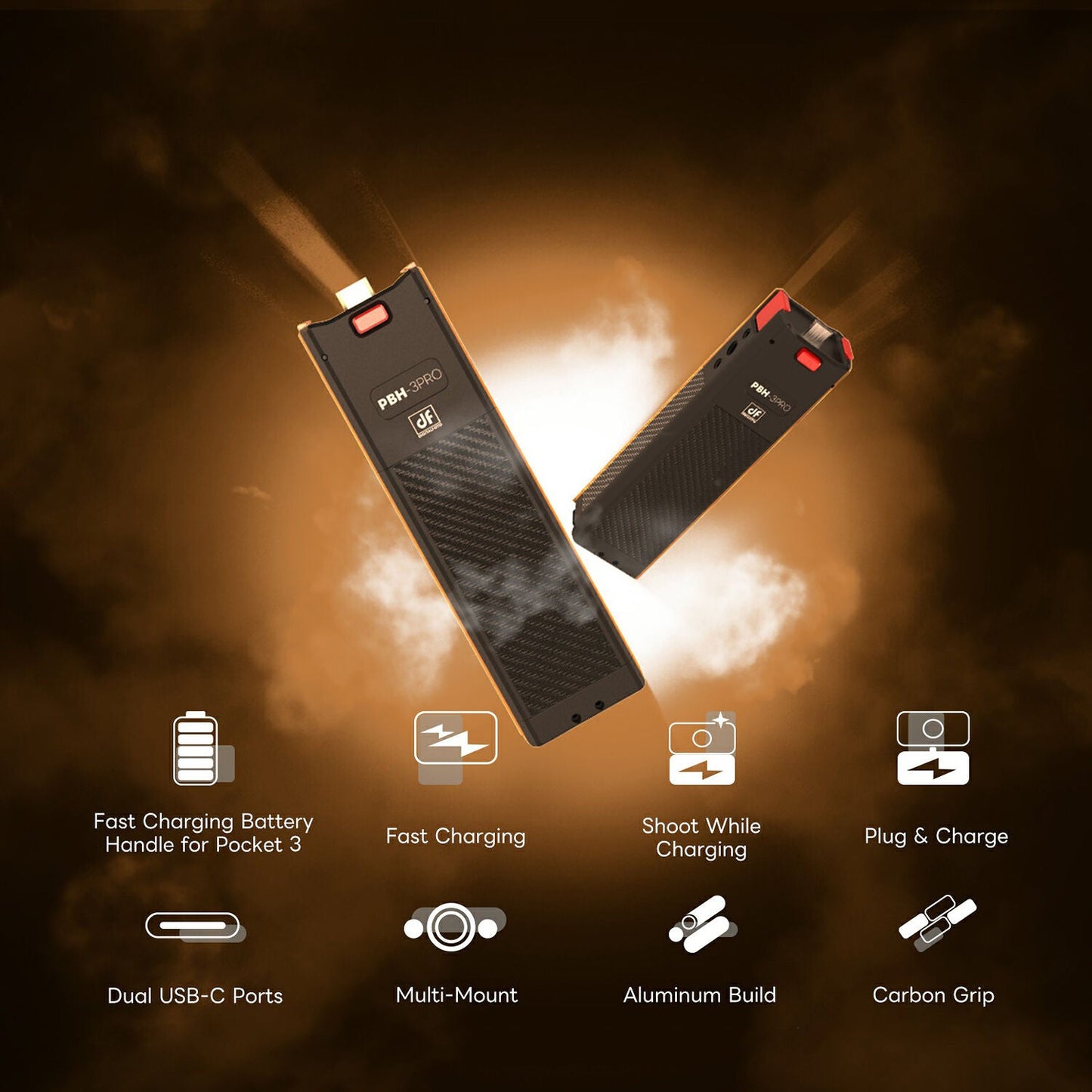 PBH-3PRO 5000mAh Battery Handle for the DJI OSMO POCKET 3 (SPECIAL ORDER)