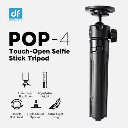 Pop Open Mini Tripod Selfie Stick with MagSafe Mount