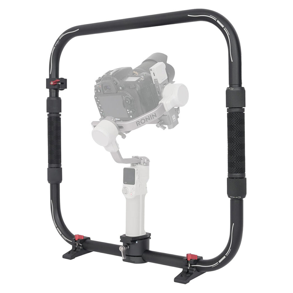DigitalFoto Ring-M Gimbal Ring Grip for DJI RS 3 Mini & RS 4 Mini Angled Rear View