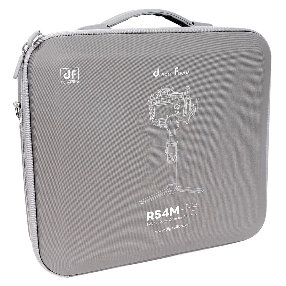 DigitalFoto Hard-Shell Fabric Case for DJI RS 4 Mini Gimbal Angled Right Facing