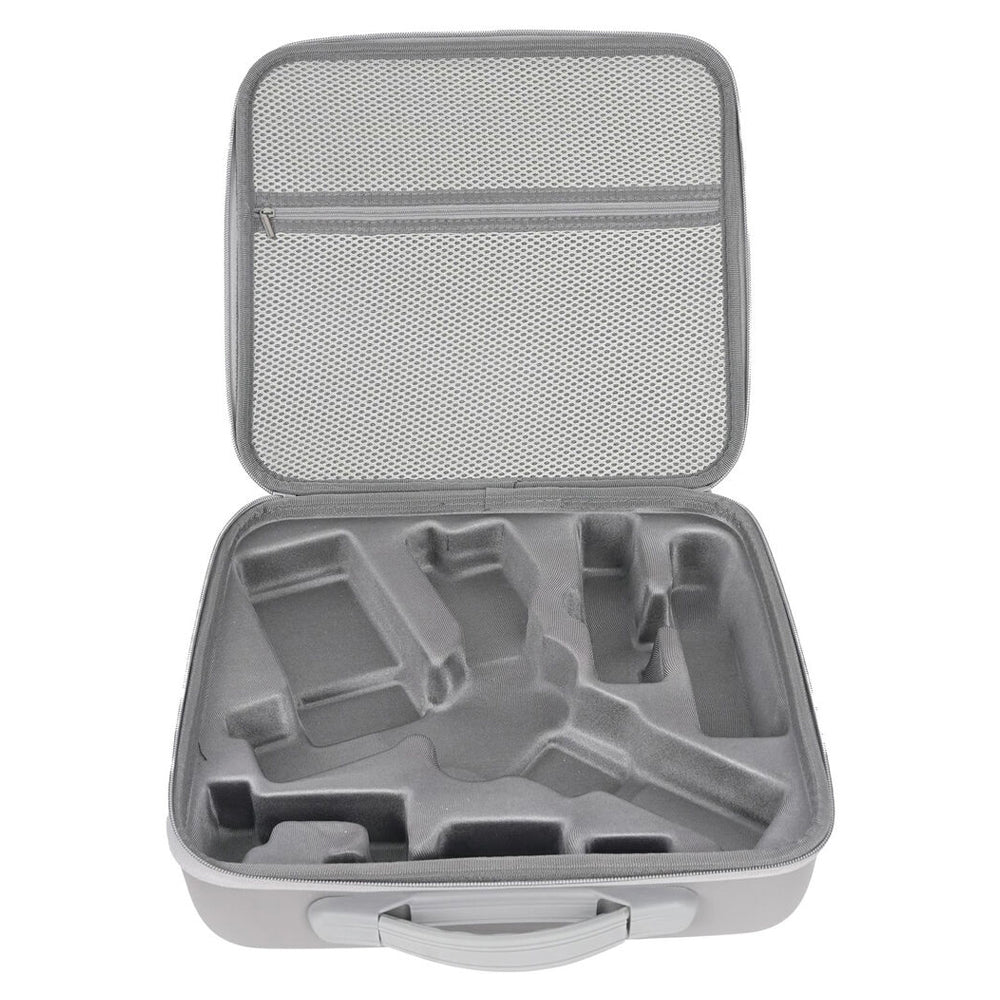 DigitalFoto Hard-Shell Fabric Case for DJI RS 4 Mini Gimbal Opened with Empty Interior