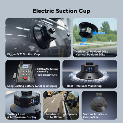 SNIPER-POCKET3E with 5.7" Electronic Suction-Cup