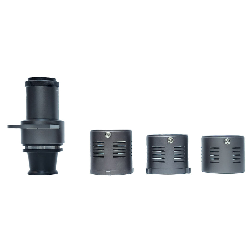 DigitalFoto Mini Snoot Projection Attachment with Interchangeable Mounts Box Content