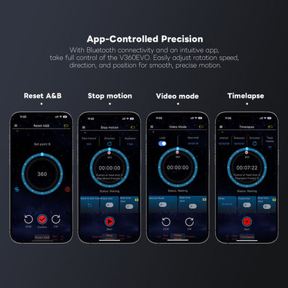 V360EVO Automatic Motorised  360° Rotating Platform