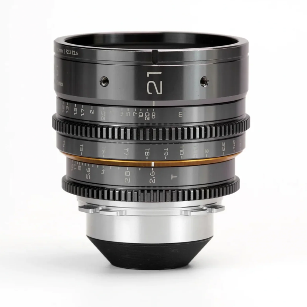 DULENS APO MINI 21MM T2.6 CINE LENS Side View