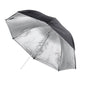 PiXAPRO 40" (101.6cm) Black/Silver Reflective Bounce Umbrella 