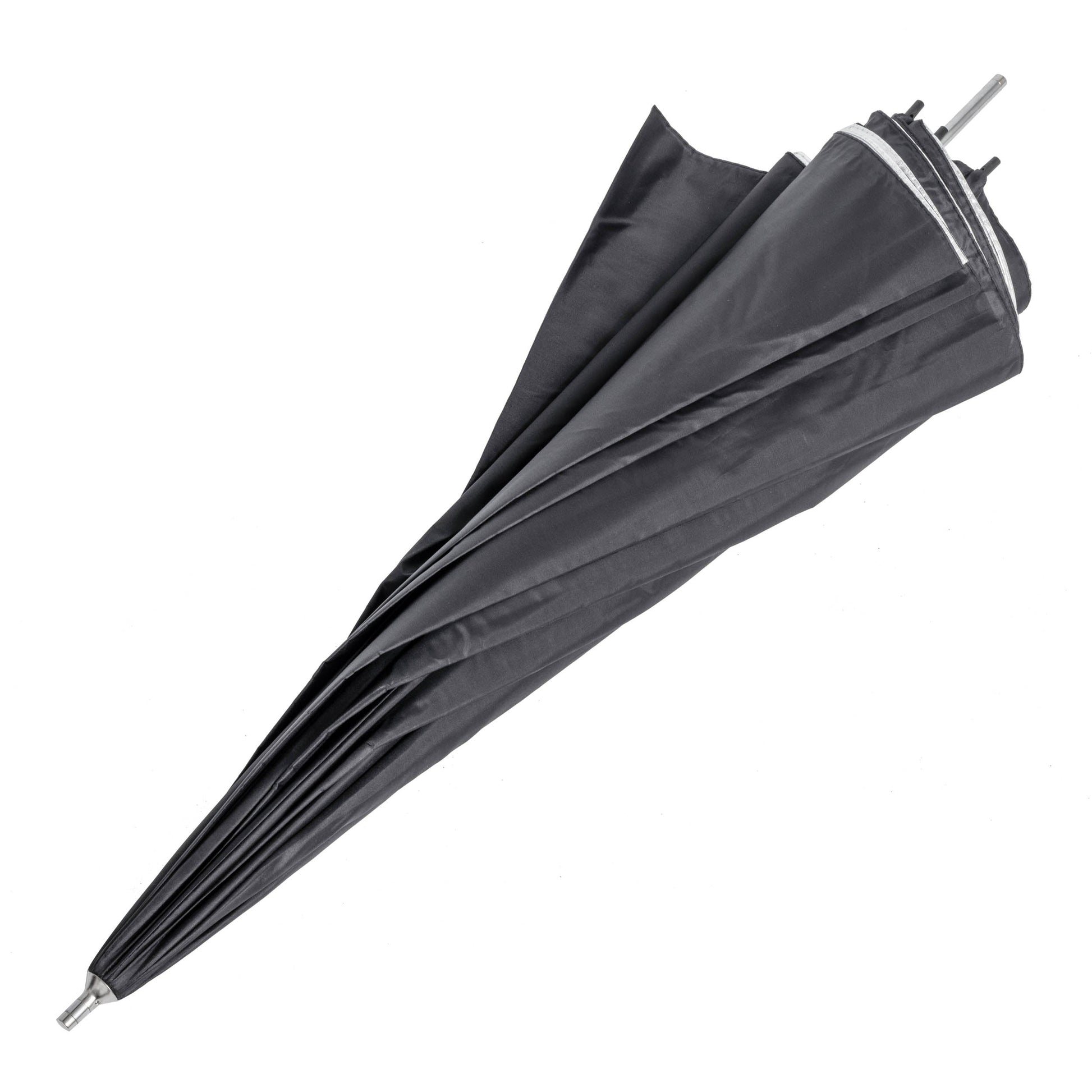 PiXAPRO 40" (101.6cm) Black/Silver Reflective Bounce Umbrella Closed