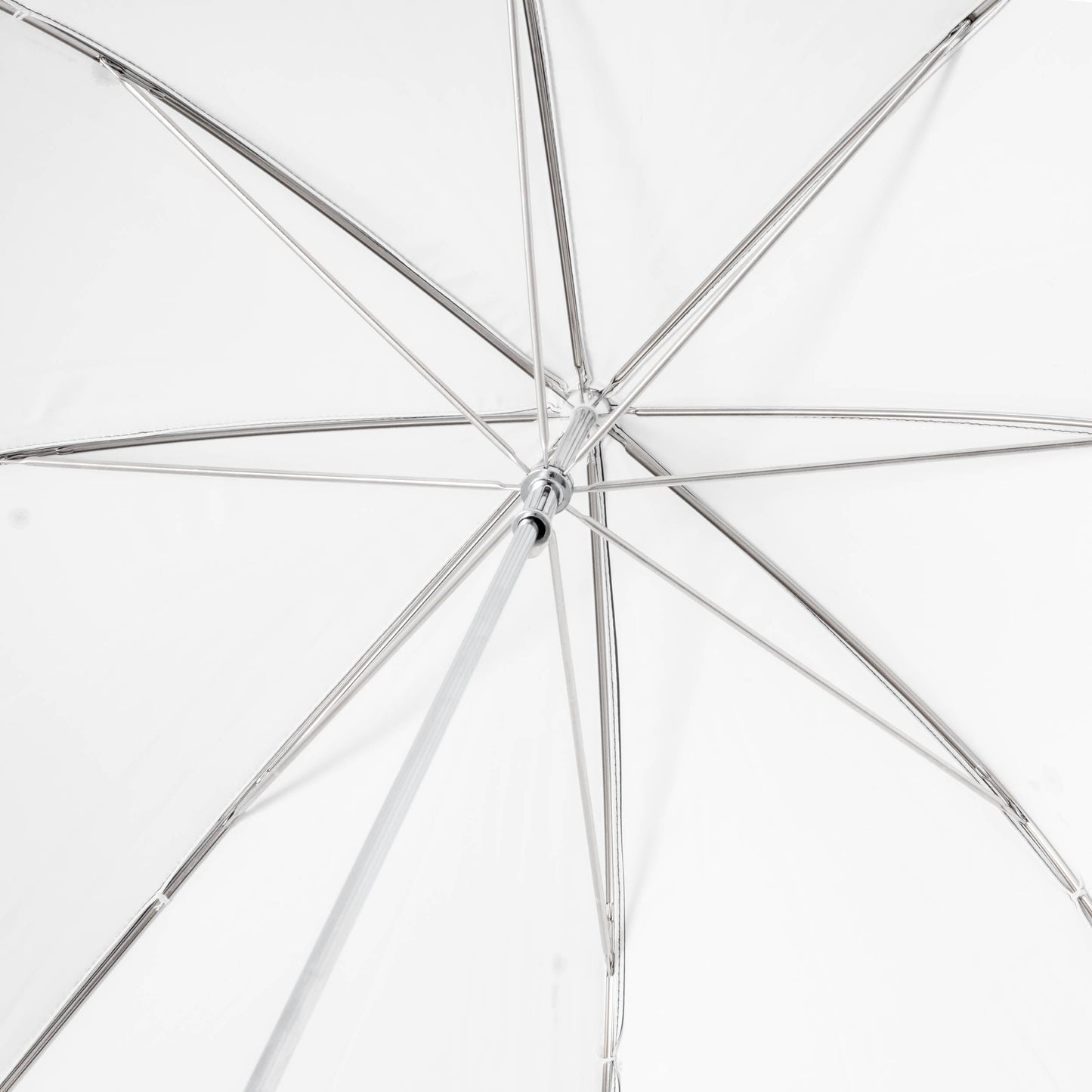 32" Black/White Bounce Studio Photography Umbrella with 8mm Shaft Close Up of Interior Surface