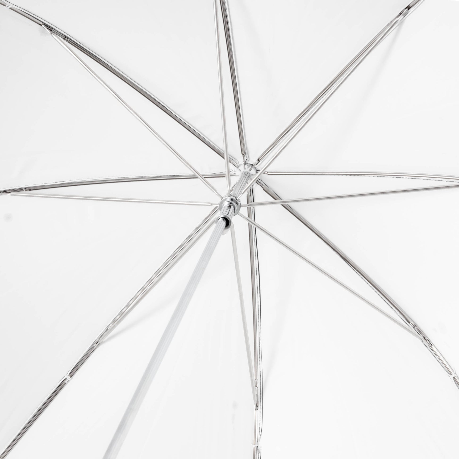 32" Black/White Bounce Studio Photography Umbrella with 8mm Shaft Close Up of Interior Surface