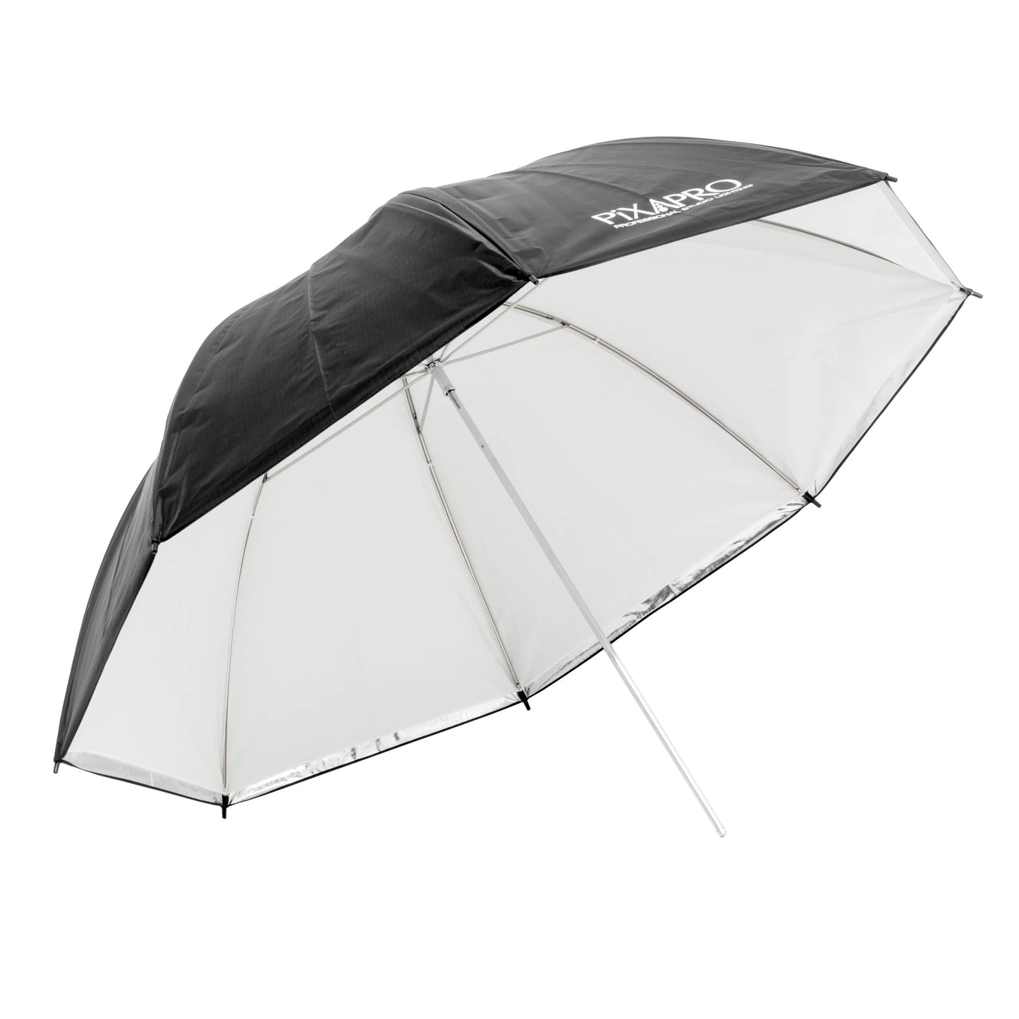 PiXAPRO 40-inch 2in1 Black/Silver/White Bounce Umbrella with outer cover 