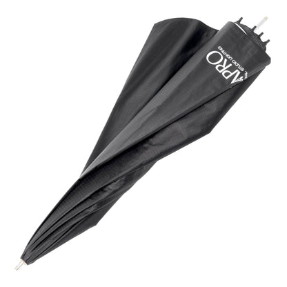 PiXAPRO 40-inch 2in1 Black/Silver/White Bounce Umbrella collapsed