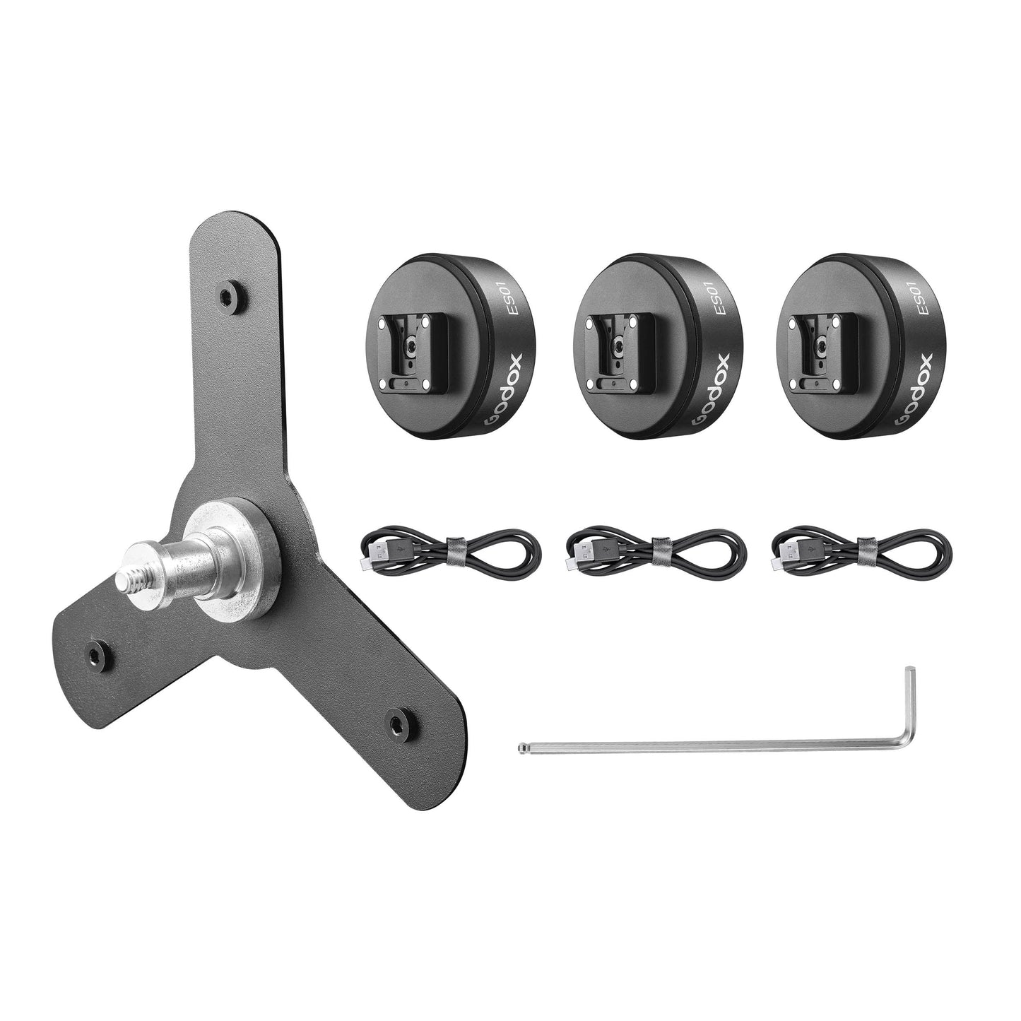 ES01-K3 Triple Motorised Suction Holder Kit