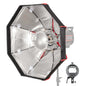 60cm (23.6") Foldable Silver Beauty Dish/Softbox S-Type Smart Bracket