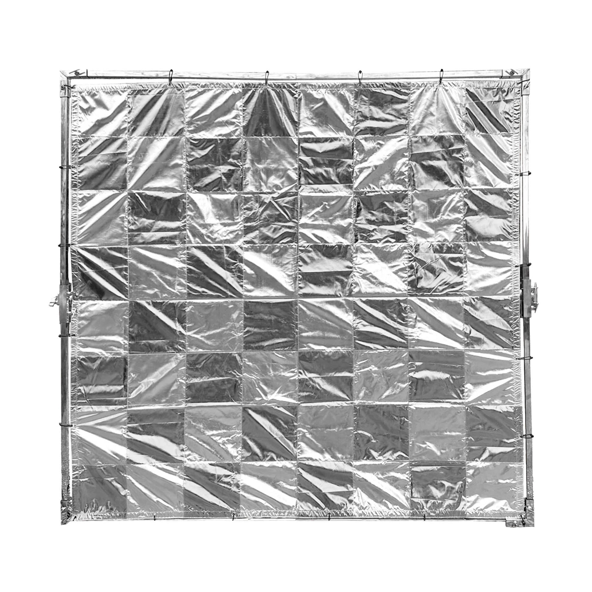 Professional Silver/White Checkerboard Fabric Rag for PiXAPRO Butterfly Frame
