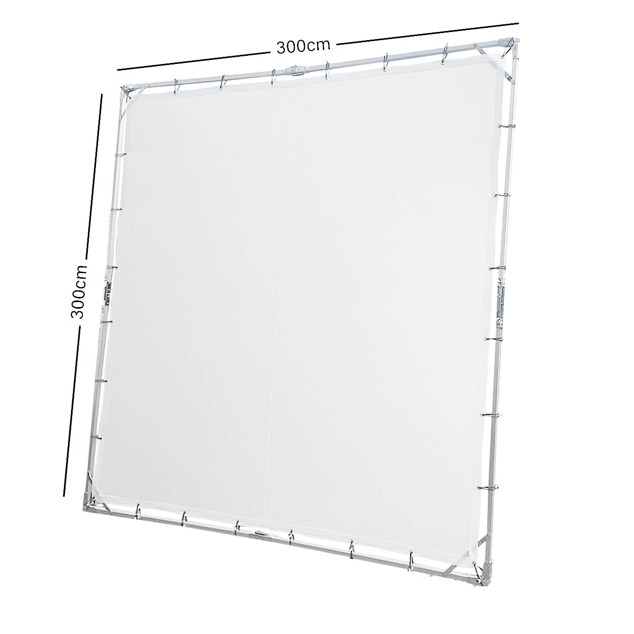 PiXAPRO 300x300cm Butterfly Frame Sun Shade Scrim Diffuser