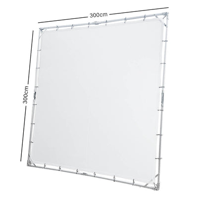 PiXAPRO 300x300cm Butterfly Frame Sun Shade Scrim Diffuser