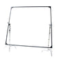 PiXAPRO Heavy-Duty Butterfly Frame Sun Diffuser Panel mounted to two C-Stands (C-Stands are NOT included)