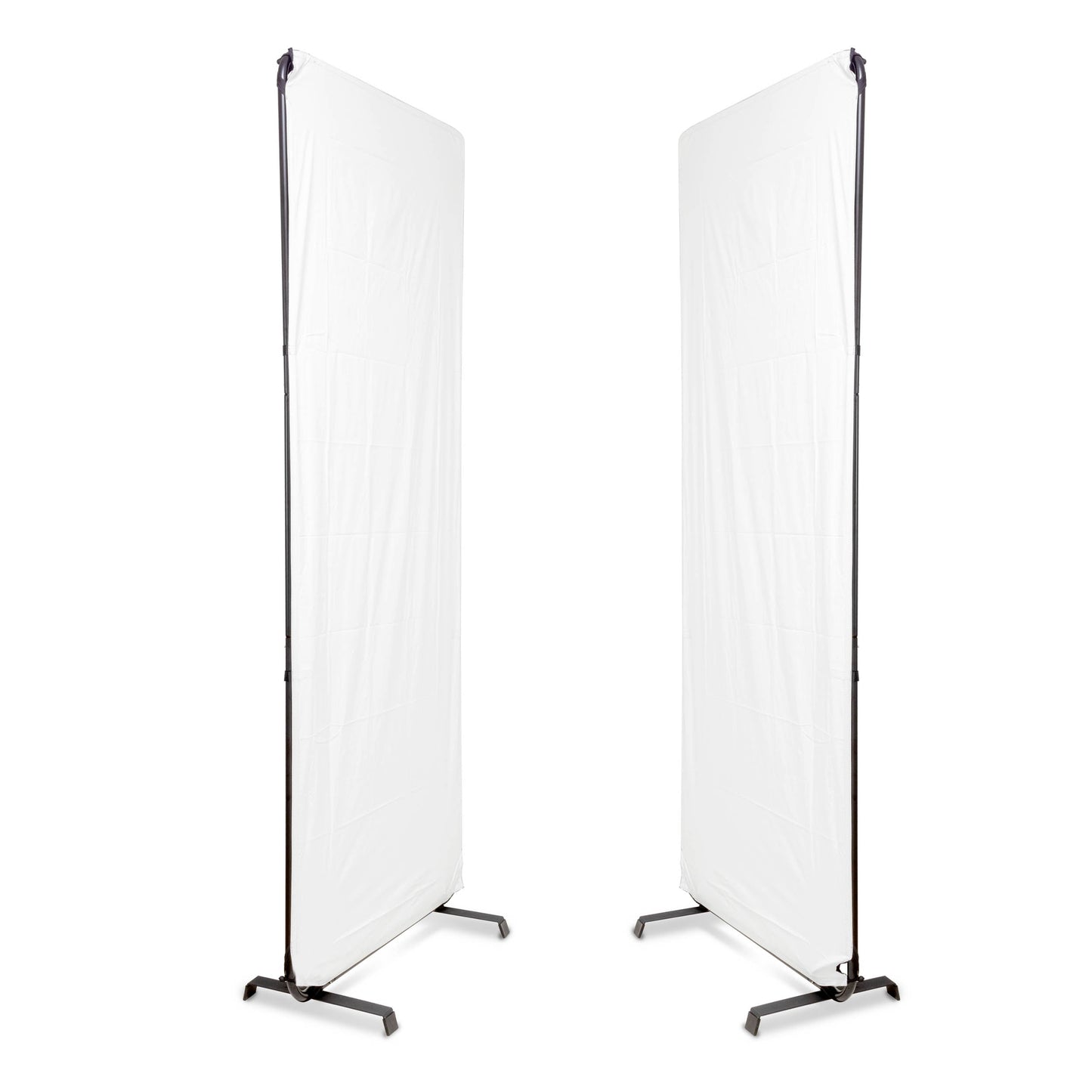 1x2.4m Reversible Black/White V-Flat Frame with Matte/Opaque Fabric