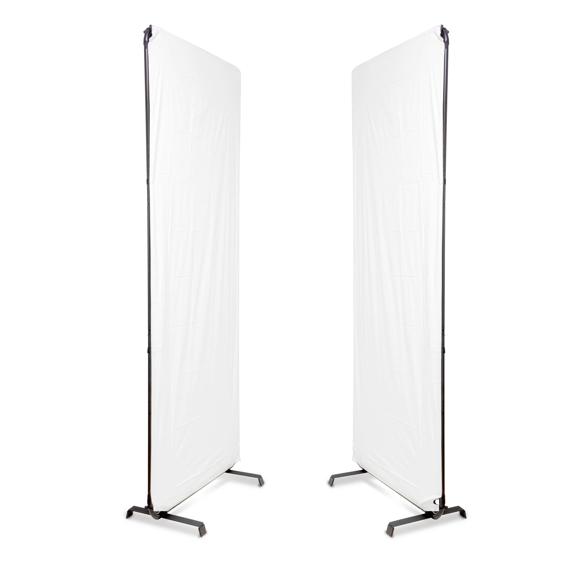 1x2.4m Reversible Black/White V-Flat Frame with Matte/Opaque Fabric
