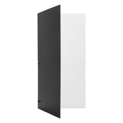 PIxapro 1x2m Foldable Black/white V-Flat Panel