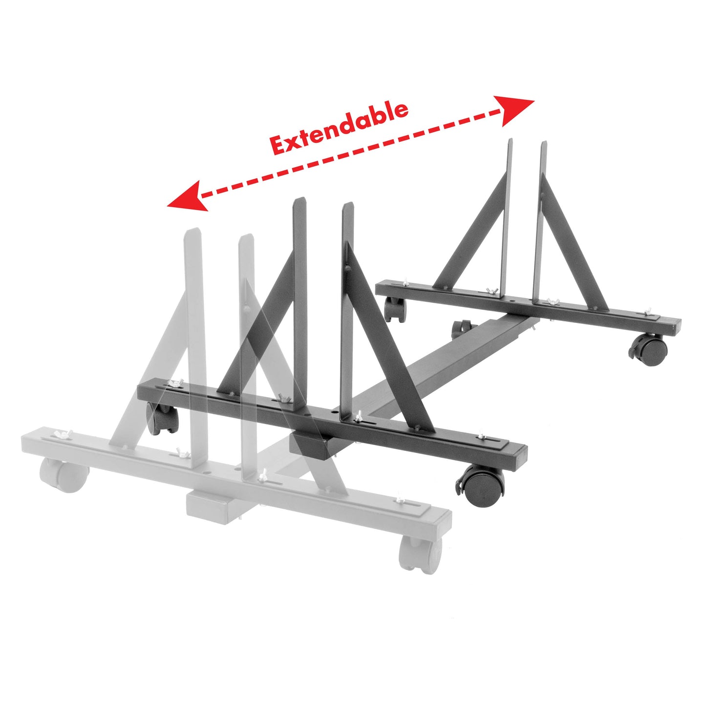 PixaPro Heavy-Duty Steel Foam Board Stand Holder with Wheels