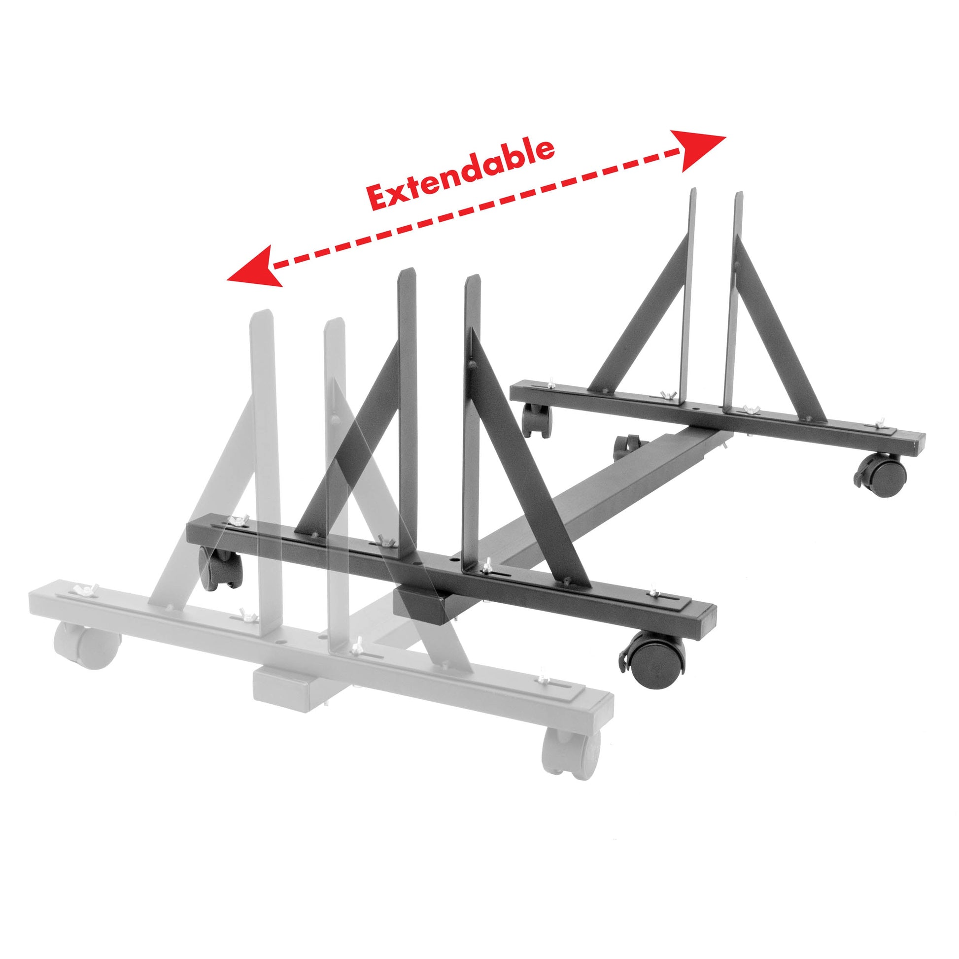 PixaPro Heavy-Duty Steel Foam Board Stand Holder with Wheels