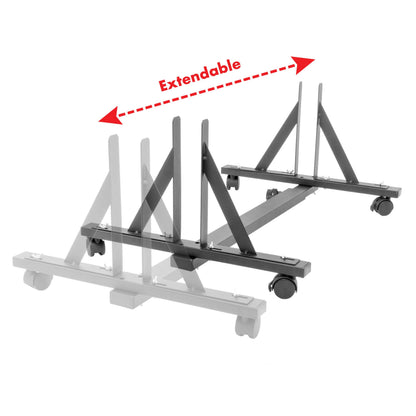PixaPro Heavy-Duty Steel Foam Board Stand Holder with Wheels
