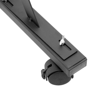 PiXAPRO Polyboard Stand - Close up on one of the  wheels
