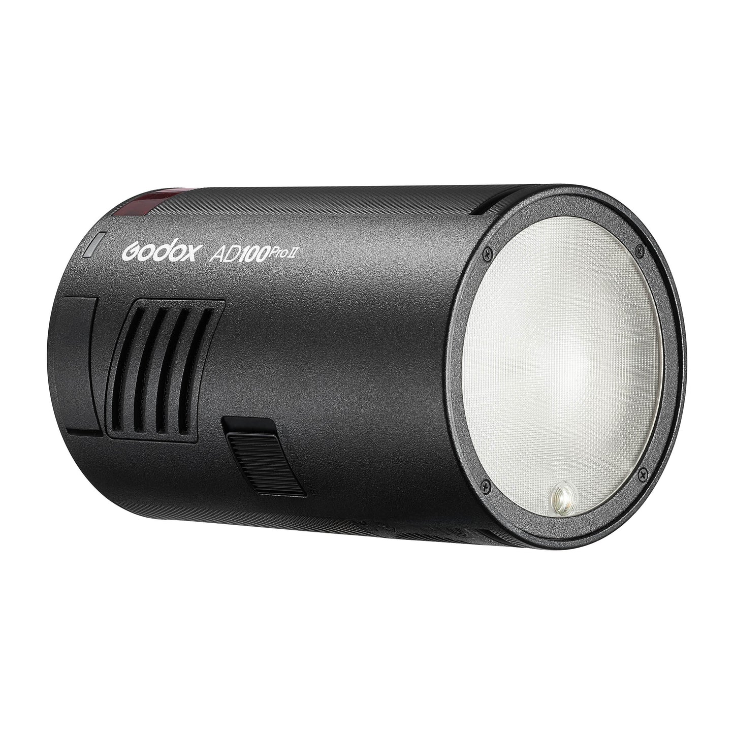 Godox AD100ProII Compact 100Ws Studio Strobe (Three-Quarter Front View - Without AD-E2 Mount Adapter)
