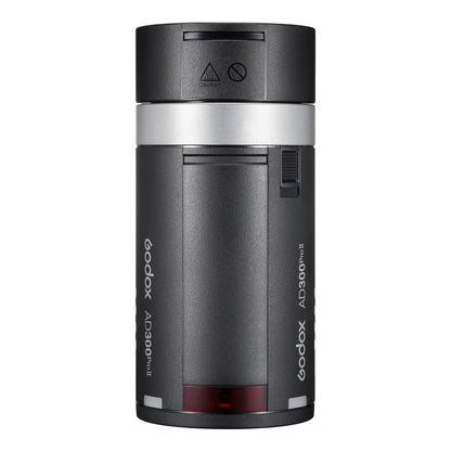 The Godox AD300proII Portable Battery Flash (Top View)
