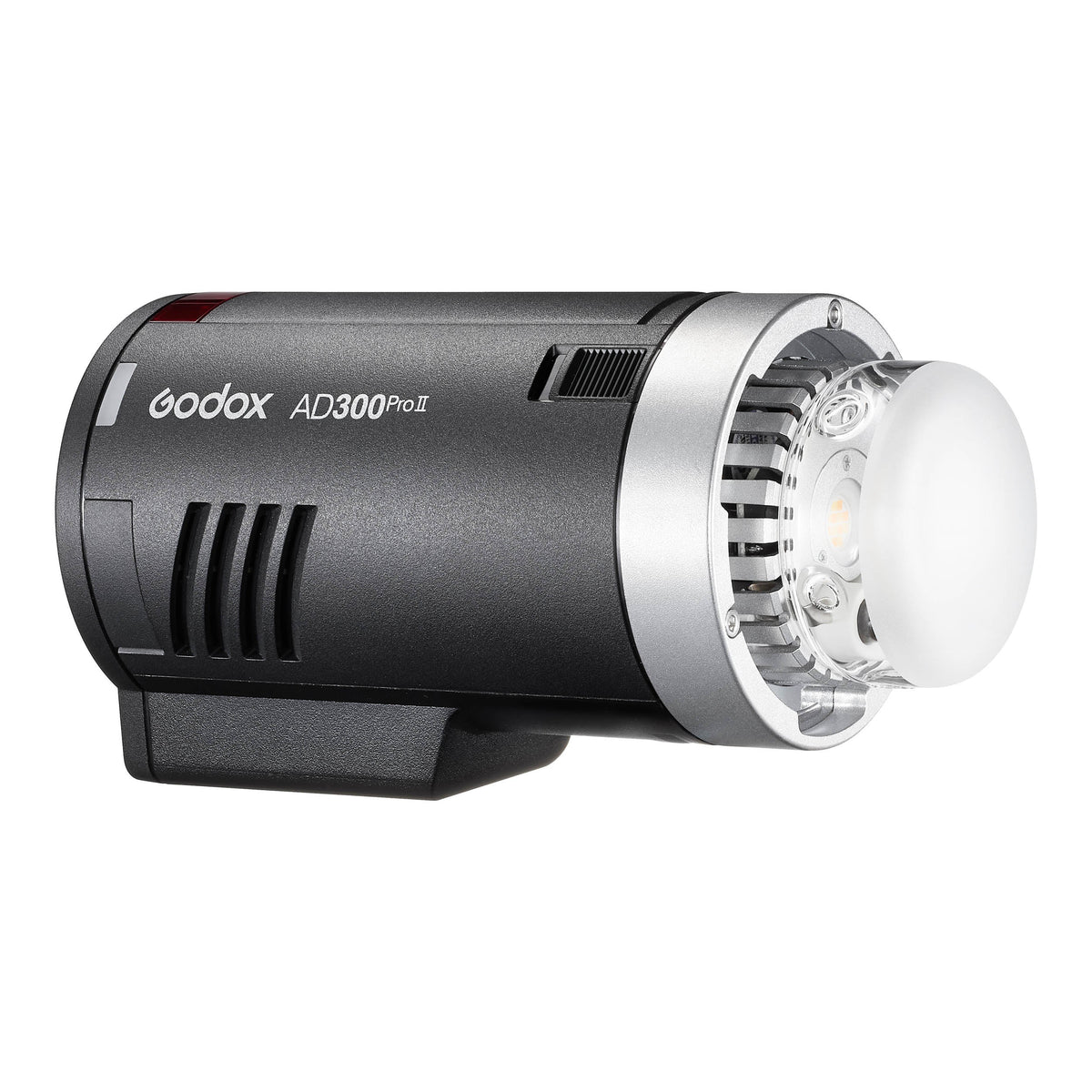 The Godox AD300proII Portable Battery Flash With No Reflector