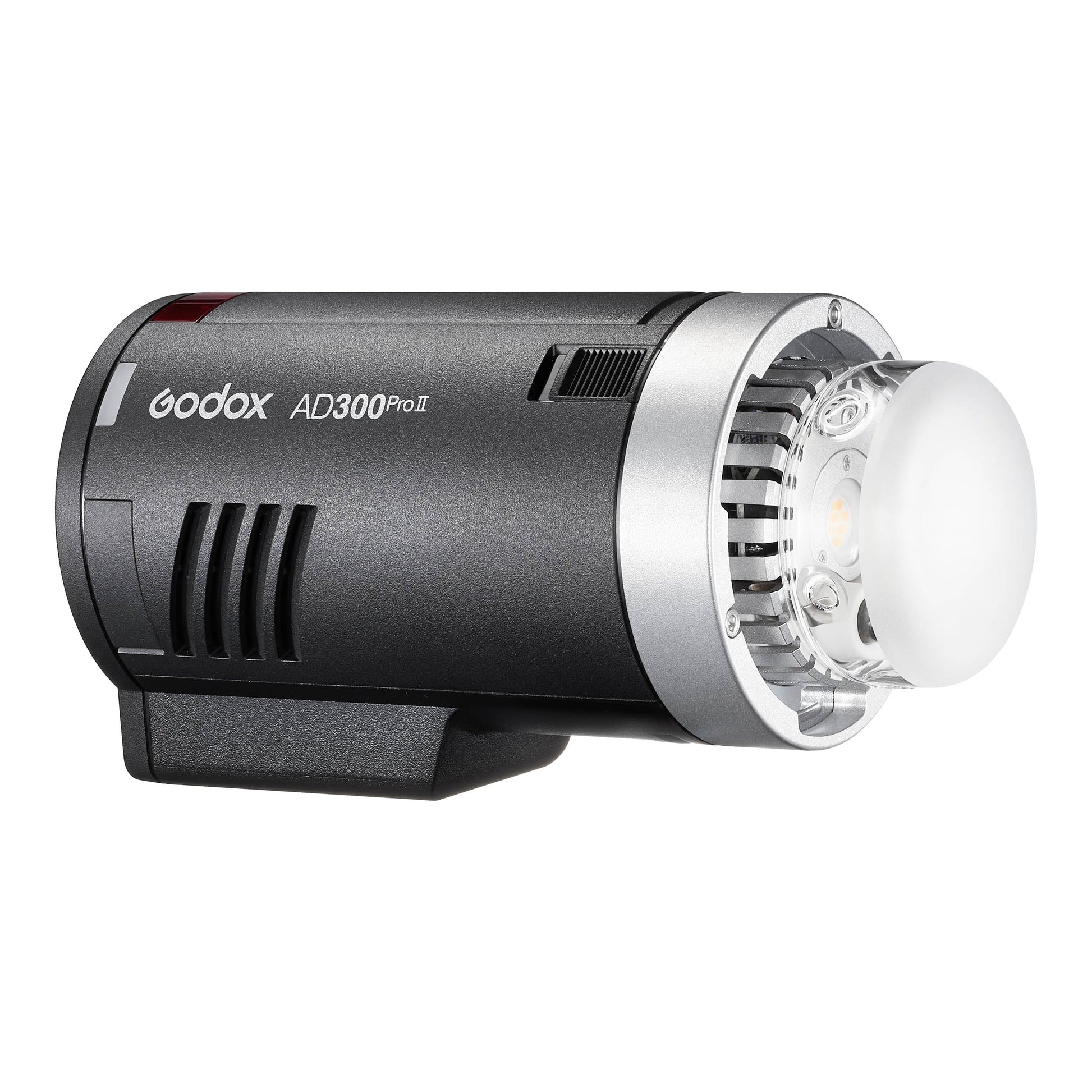 The Godox AD300proII Portable Battery Flash With No Reflector