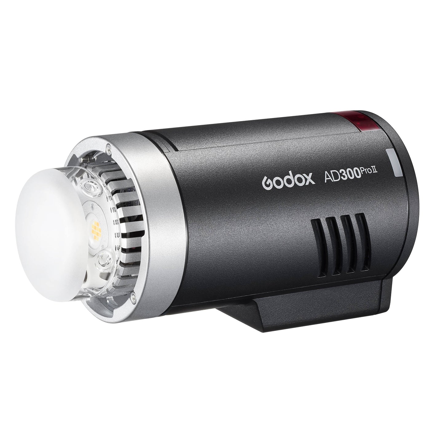 The Godox AD300proII Portable Battery Flash With No Reflector