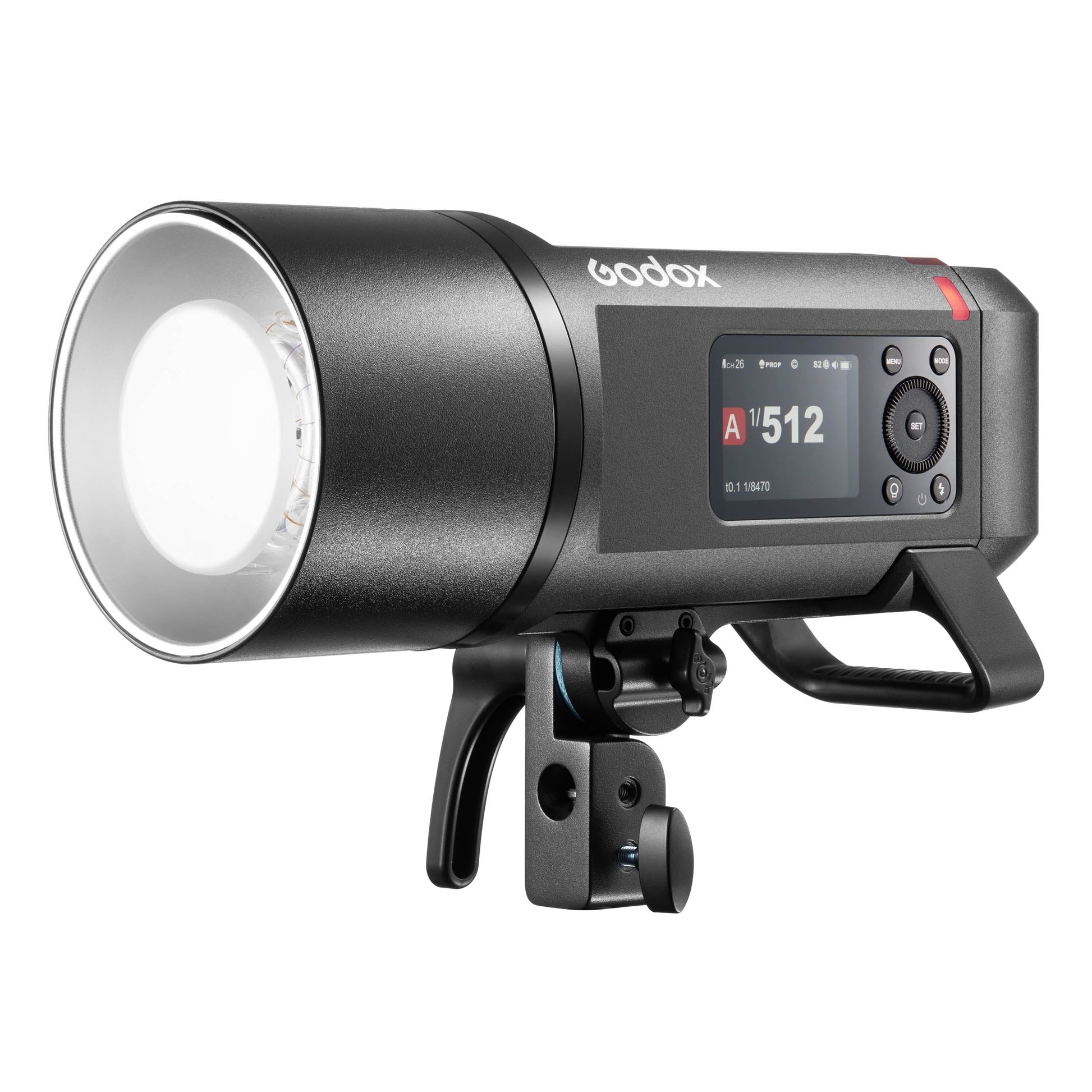 Godox AD600ProII side view with reflector