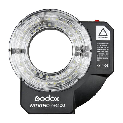 Godox AR400 400Ws Battery-Powered Ring Flash Front View