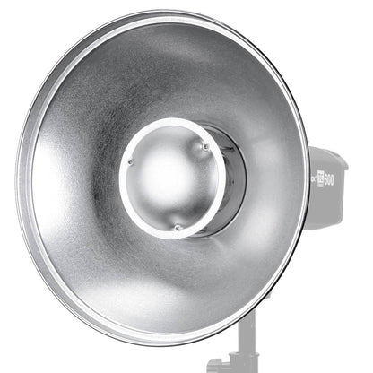 Godox BDR-S420 42cm (16.5-inch) Silver Beauty Dish Mounted to a light