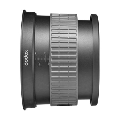 Godox BF10 10-Inch S-Type Fitting Fresnel Lens (Side View Zoomed)
