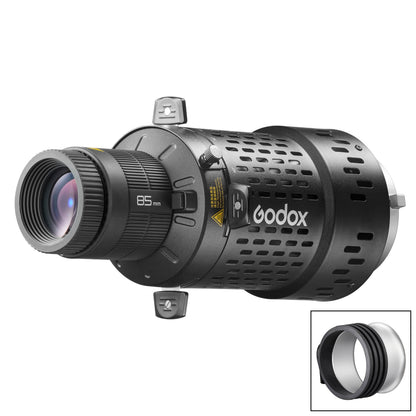 BFP Bowens S-Type-Fitting Interchangeable Lens Projection Attachment with 85mm Lens Optic For Flash