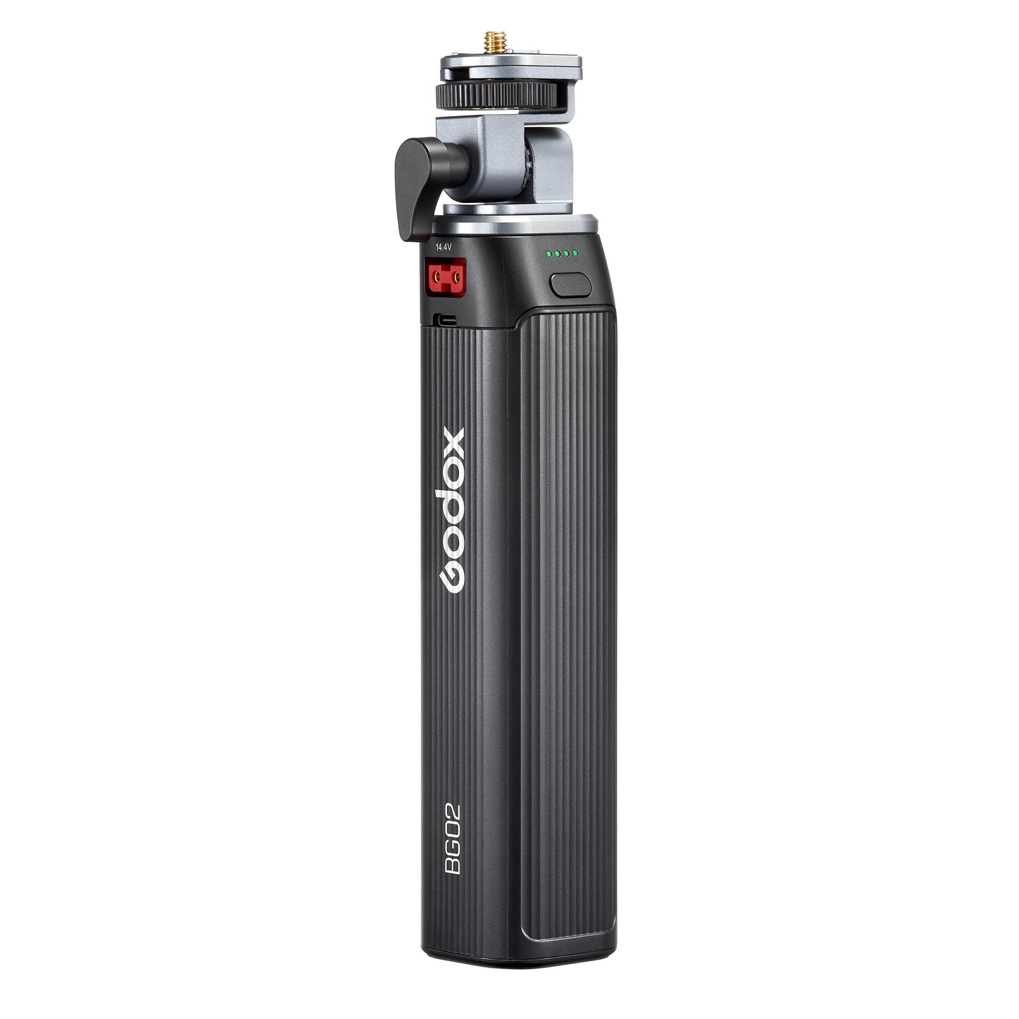 Godox BG02 Battery Grip (Three-Quarter Front View)