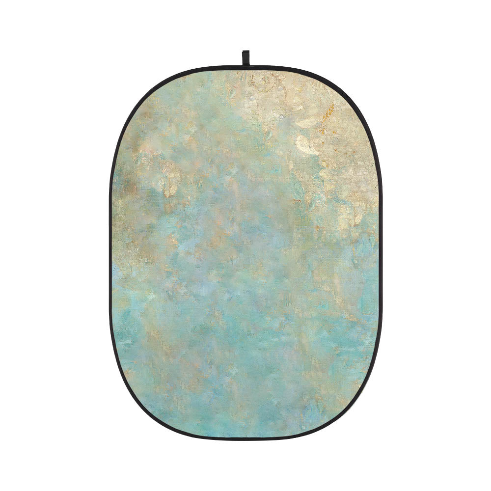 CBA-PF0005 Floral Painting Non-Reflective Collapsible Backdrop 