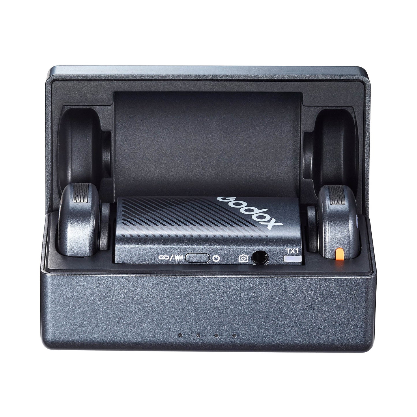 Godox CUBE-C Wireless Microphone Kit 2 Transmitters and Receivers in the Charging Case