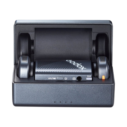 Godox CUBE-C Wireless Microphone Kit 2 Transmitters and Receivers in the Charging Case