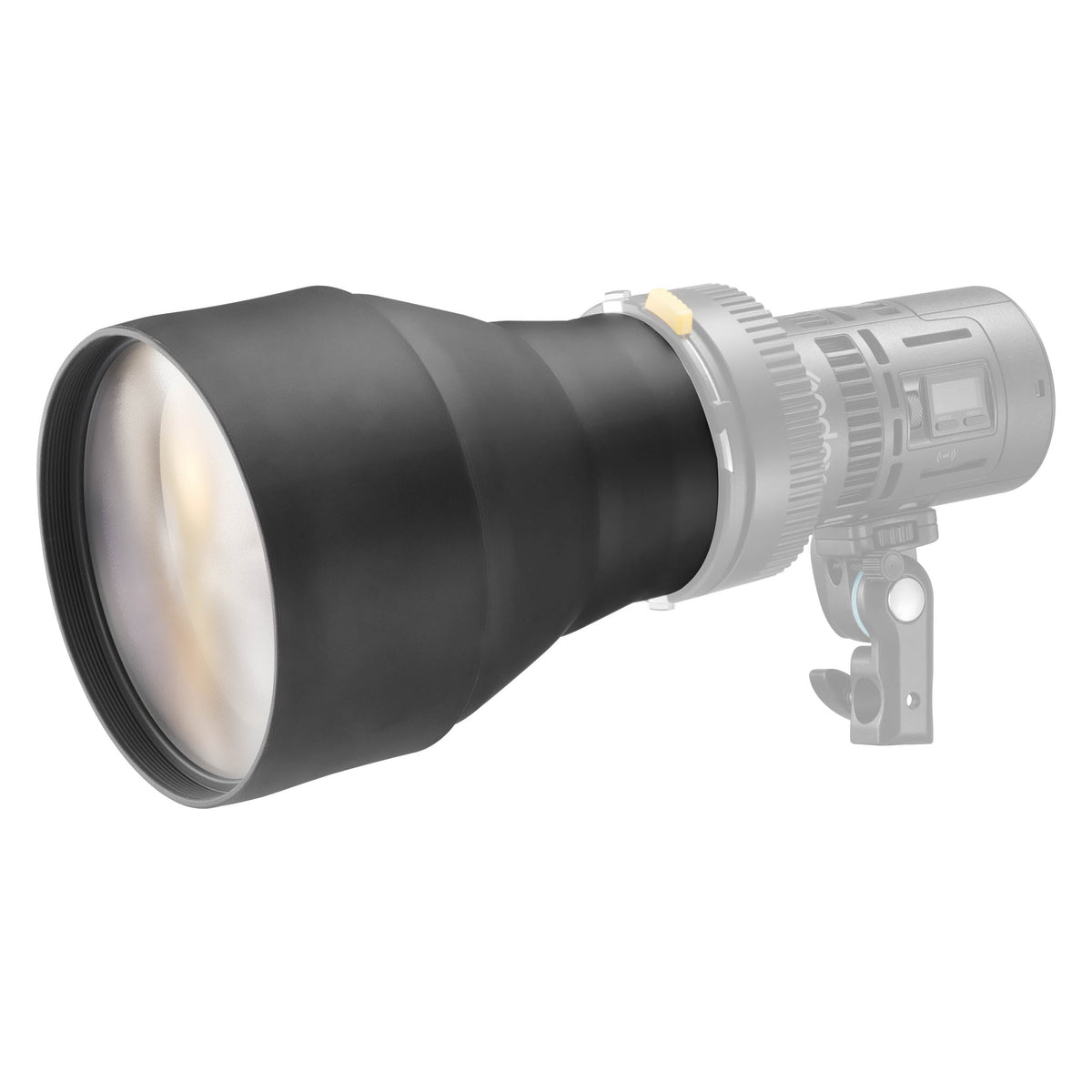 Godox DL5-Lite Parallel Beam Reflector Mounted to a KNOWLED MS-Series light Extended