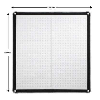 KNOWLED F200Bi 2'x2' IP65 Flexible Cine LED Mat Panel