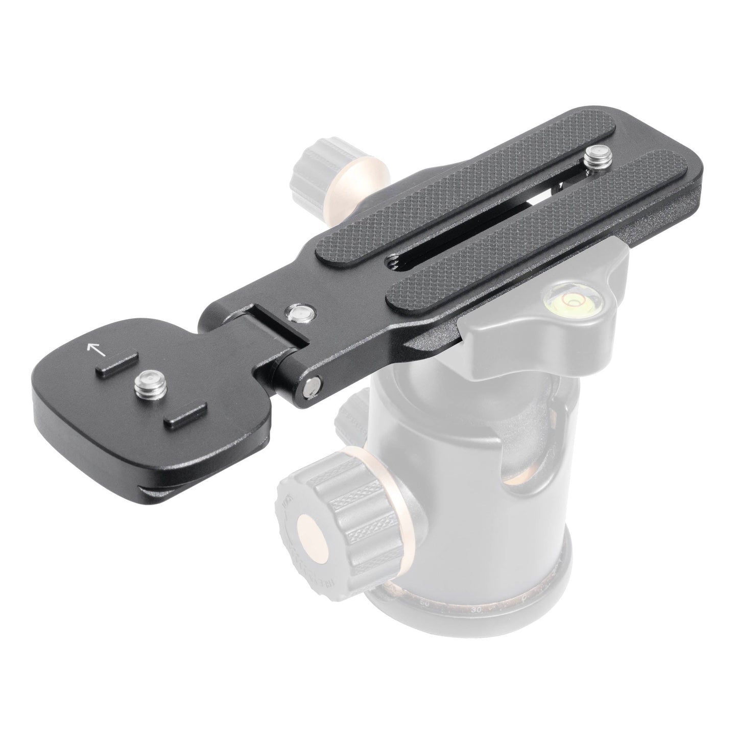 Godox FB01 Camera Mount Flash Bracket for LUX Master Mounted to an Arca-Swiss Tripod Head