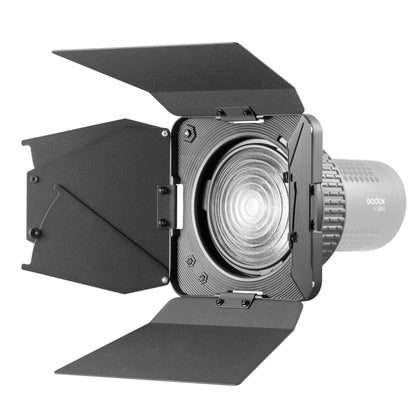 FLS5 5" Large Fresnel Lens with Barndoors 