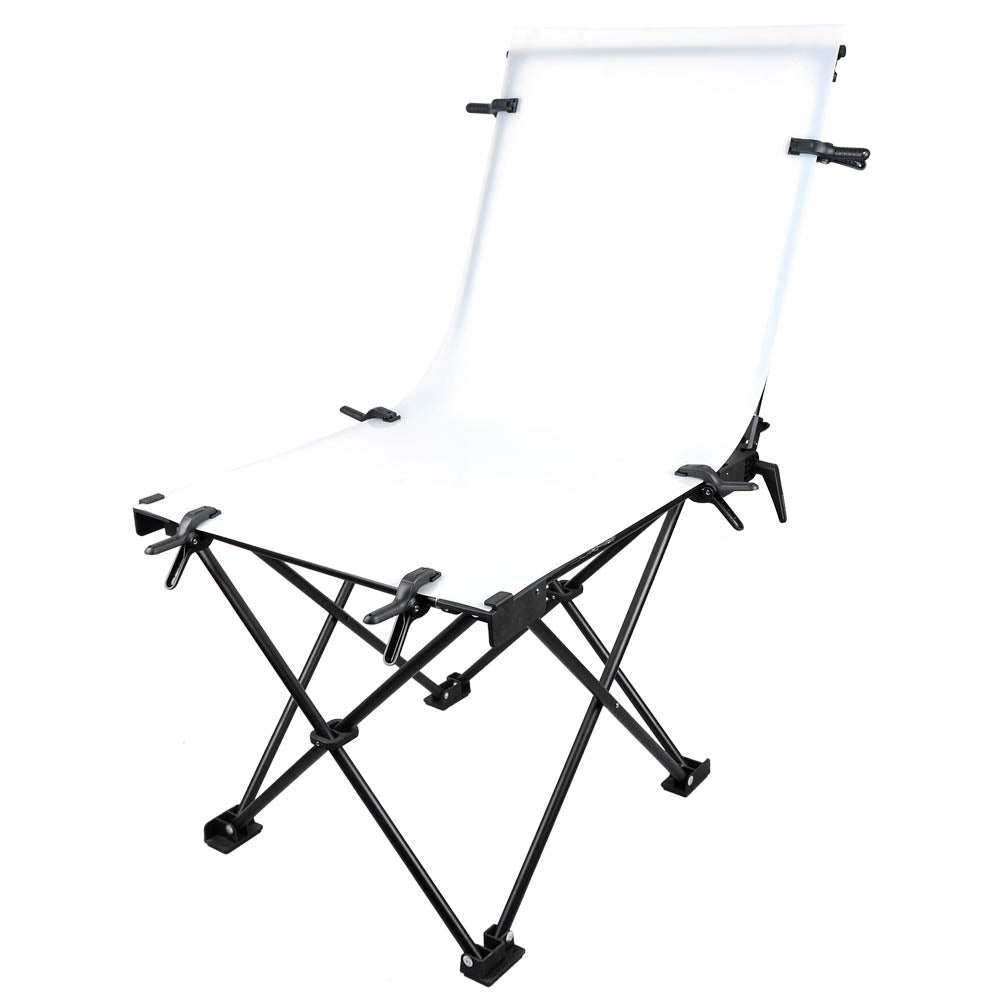 EzyLite 3-Head Continuous Lighting & Godox Foldable Shooting Table Kit