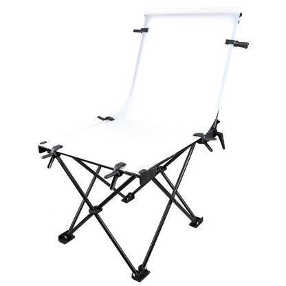 EzyLite 3-Head Continuous Lighting & Godox Foldable Shooting Table Kit